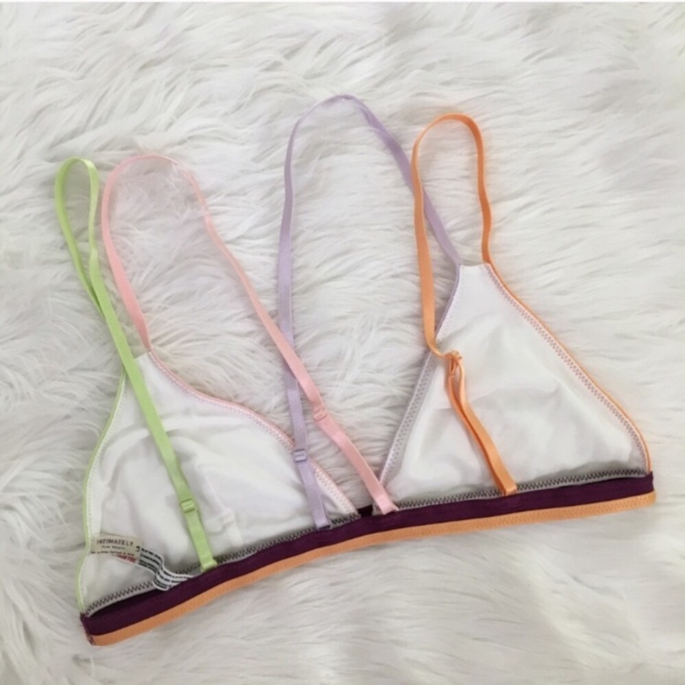 Free People Rainbow Triangle Bralette Bra - Picture 5 of 7